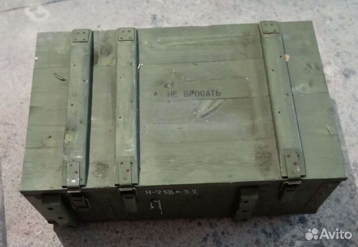 Ящик деревянный военный