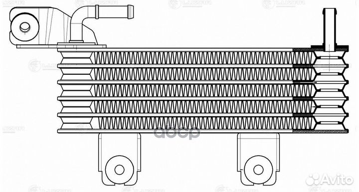 Радиатор масляный luzar LOc 0850 LOc 0850 luzar
