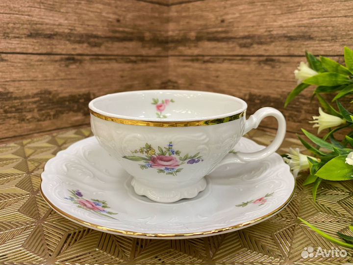 Чашка с блюдцем 