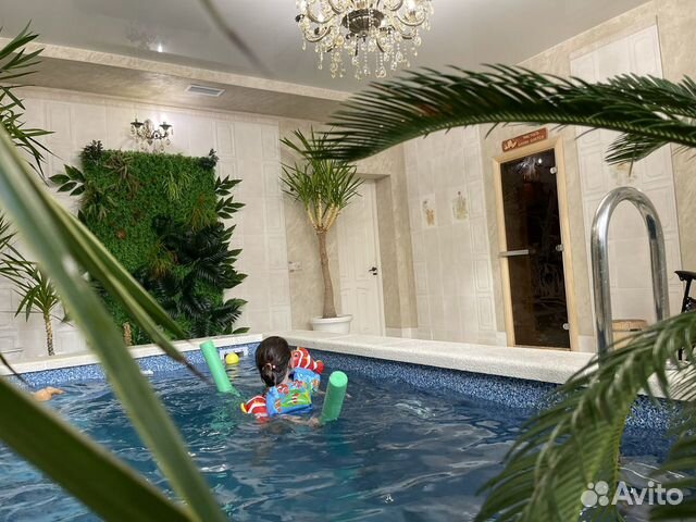 Баня сауна с бассейном