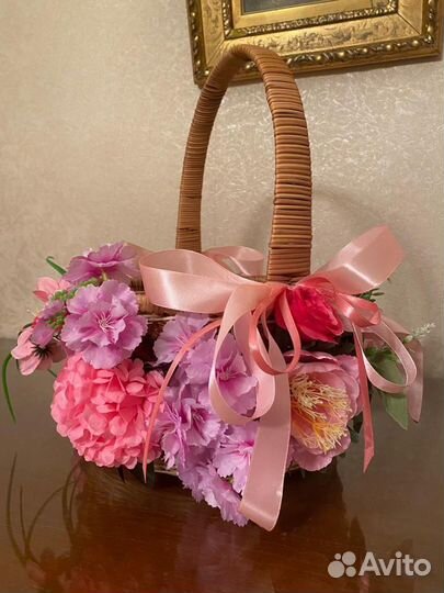 Корзина плетеная для грибов