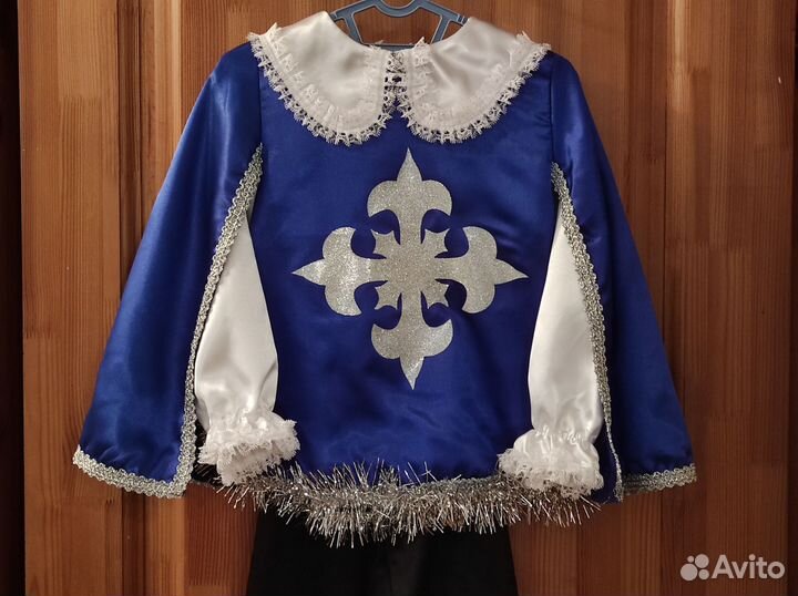 Карнавальный костюм мушкетёр р.110