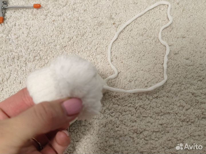 Тёплые варежки на 1-1, 5 года