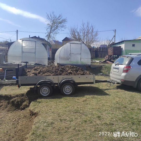 Коровий навоз, перегной, торф, чернозем