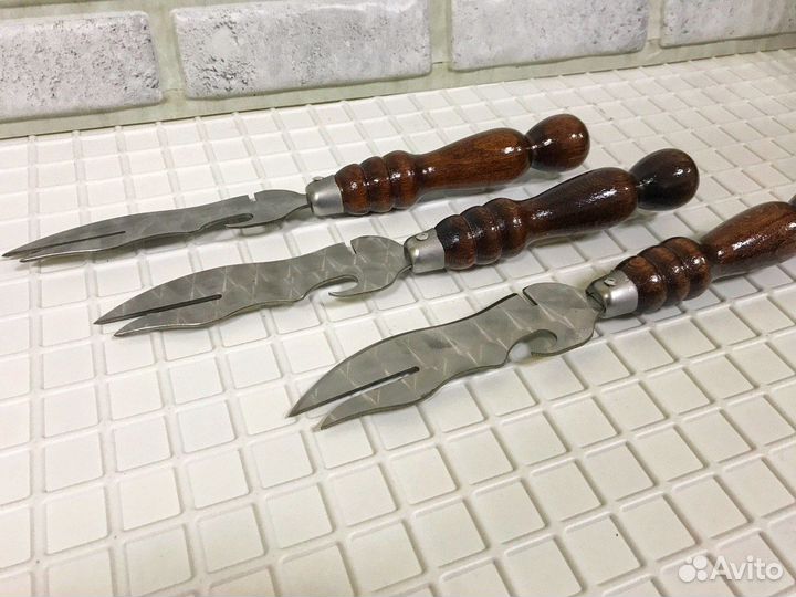 Шампур вилка для шашлыка