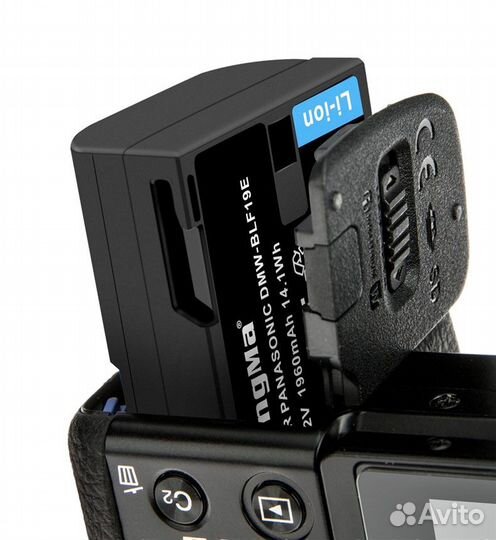 2 аккумулятора Panasonic BLF19+зарядка Kingma