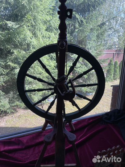 Прялка деревянная старинная