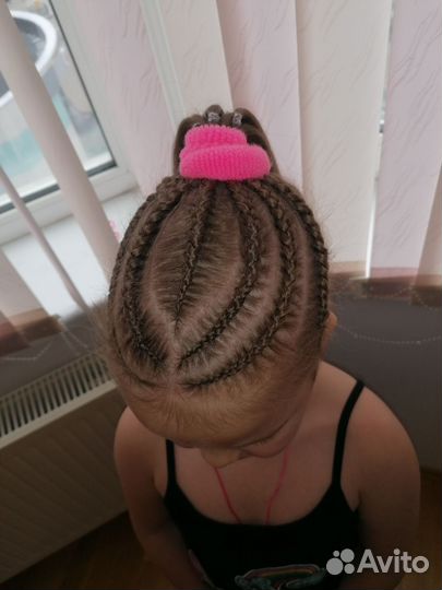 Плетение кос, брейды без материала