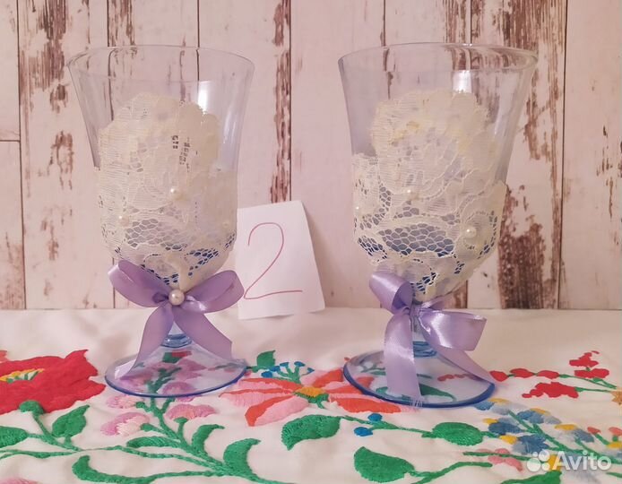 Хрустальные, стеклянные фужеры, рюмки, бокалы СССР
