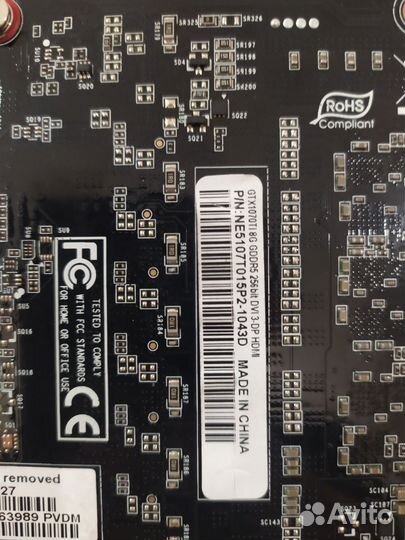 Видеокарта GTX 1070 Ti 8 Gb