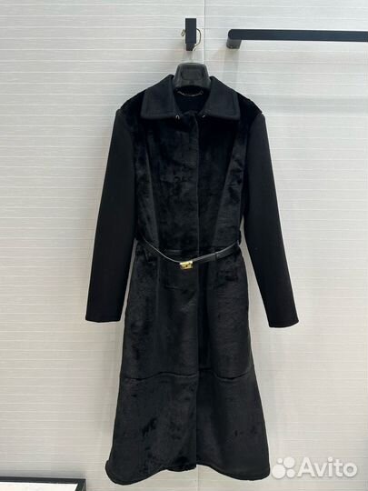 Пальто с мехом Fendi