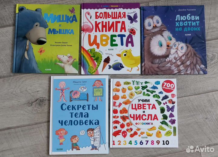 Детские книги, новые. Clever