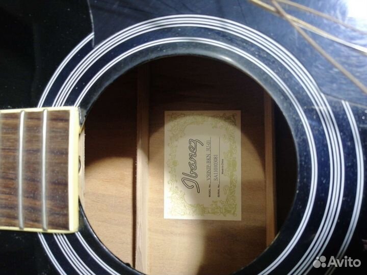 Акустическая гитара ibanez v50njp восстановление