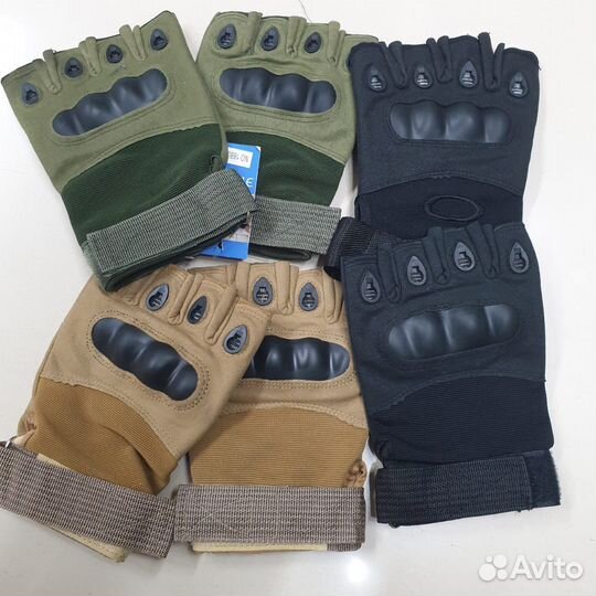 Перчатки военные тактические беспалые