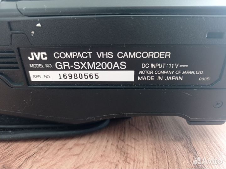 Видеокамера jvc кассетная vhs GR-SXM200AS и сумка