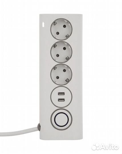 Сетевой фильтр Rombica Neo WC3U, белый (PSE-003)