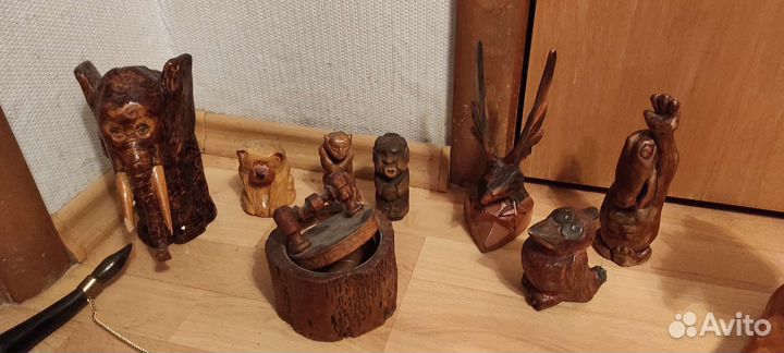 Деревянные статуэтки. Резьба по дереву
