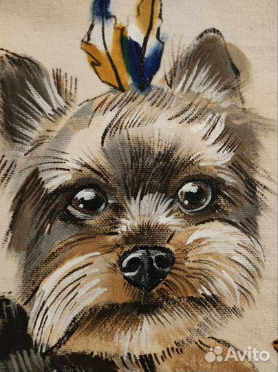 Вигвам с собачкой