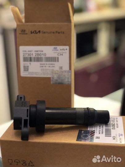 Катушка зажигания solaris rio