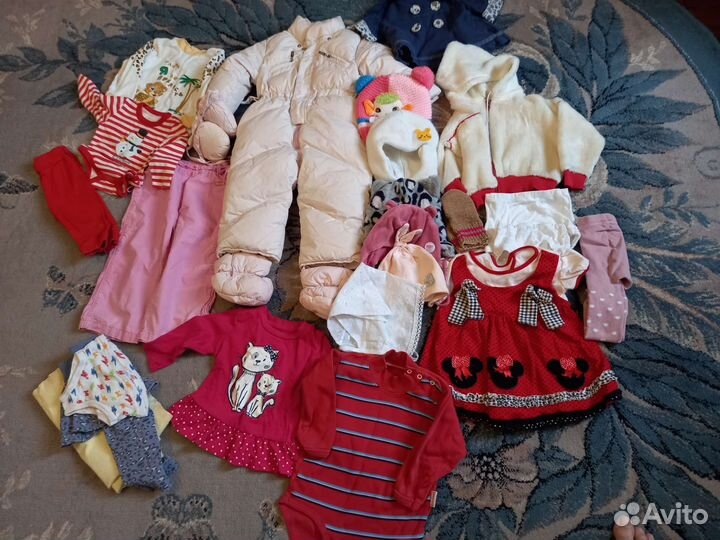 Пакет вещей на девочку от 4 мес до года