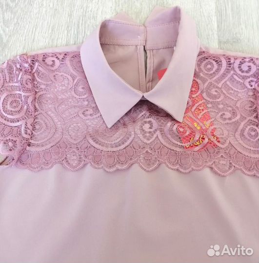 Блуза для девочки 128, 140 (новая)