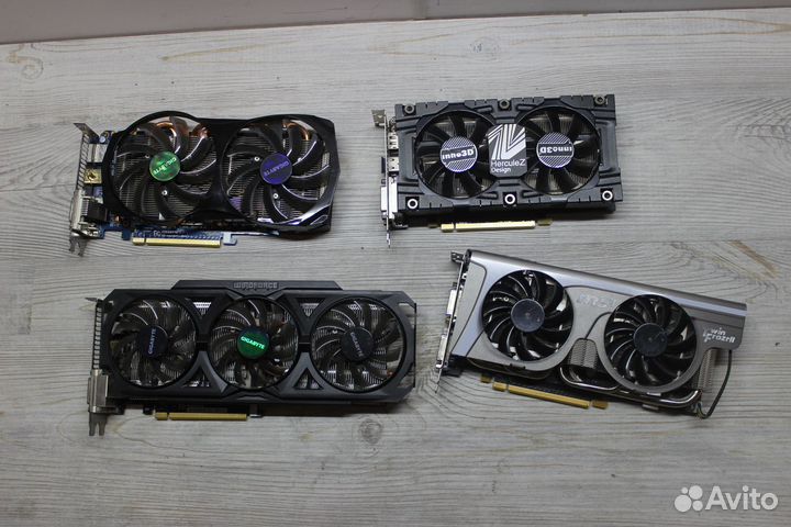 Gtx560 gtx660 gtx760 полурабочие полуживые