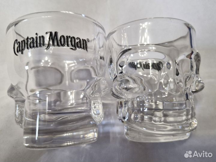 Рюмки черепа Capitan Morgan 2 шт
