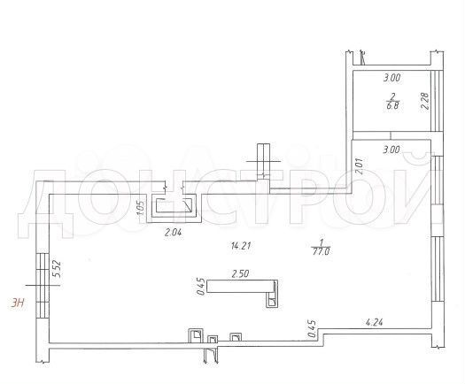 Сдам торговое помещение, 83.8 м²