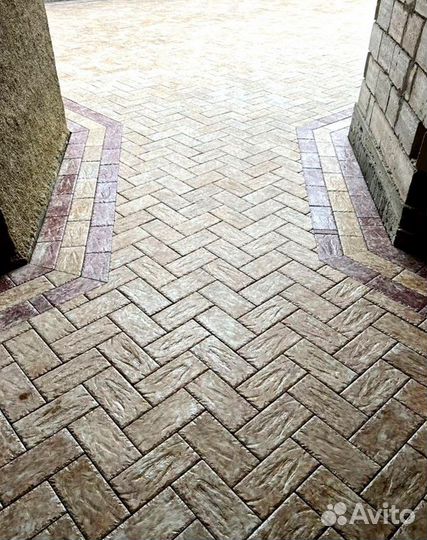 Эстетика вашего двора с тротуарной плиткой