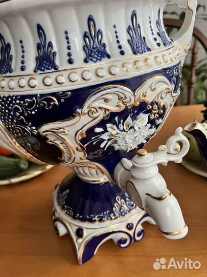 Самовар электрический гжель