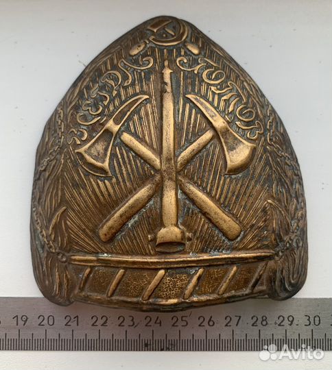 Кокарда пожарная 