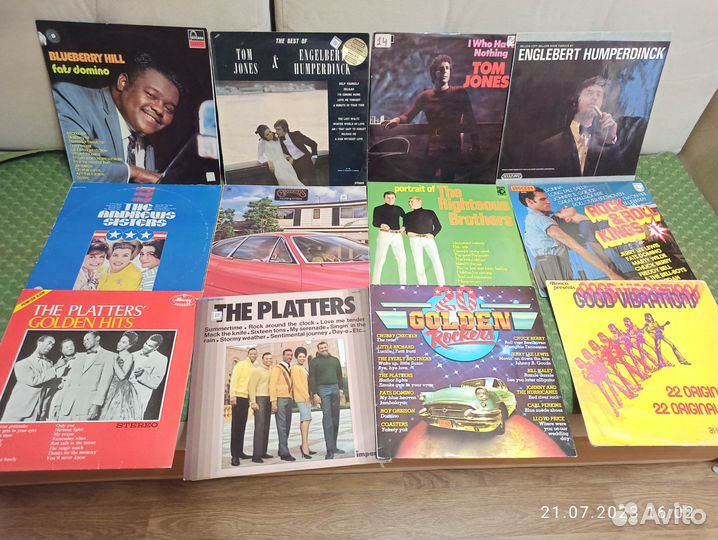 Пластинки исполнители 50-60х