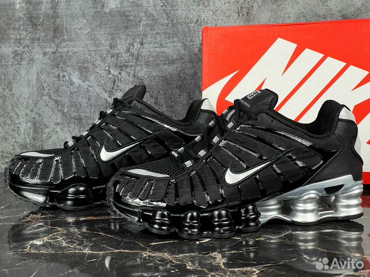 Nike Shox TL Silver Black