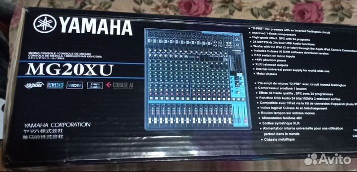 Микшерный пульт yamaha MG20XU