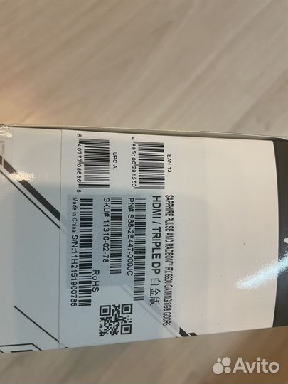 Видеокарта Sapphire rx6600 8gb как новая