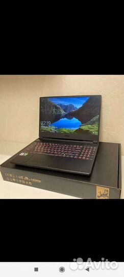 Ноутбук MSI. RTX 2070 i7 10750h 16 GB RAM