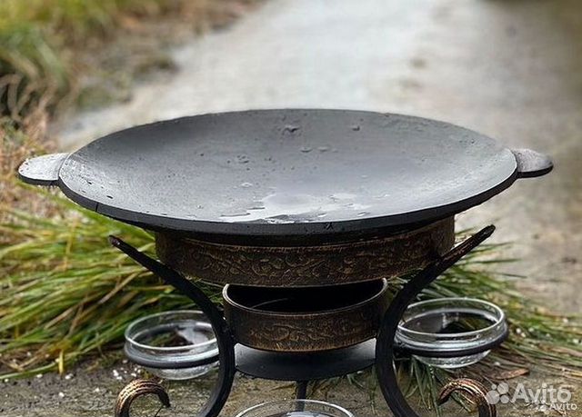 Садж + подставка с соусницами