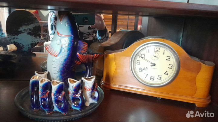 Фарфоровые статуэтуи рыбы и другие