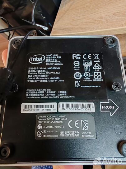 Офисный системный блок Intel Nuc (нюк)