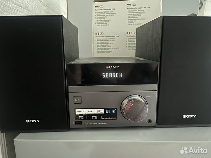 Home Audio System soni (CMT-SBT40D)