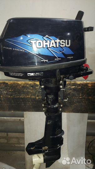 Лодочный мотор Tohatsu 5л.с. четырёхтактный