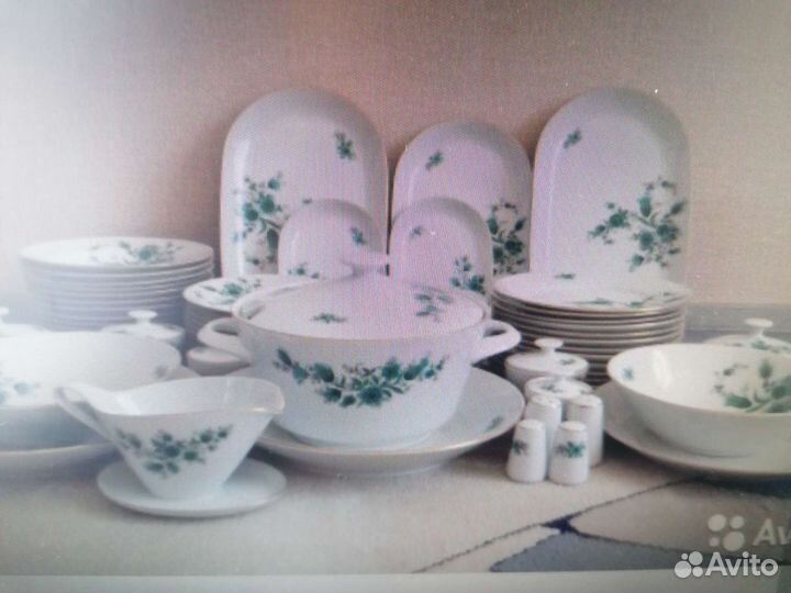 Новый столовый сервиз kahla (GDR)