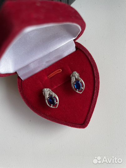 Серебряные серьги