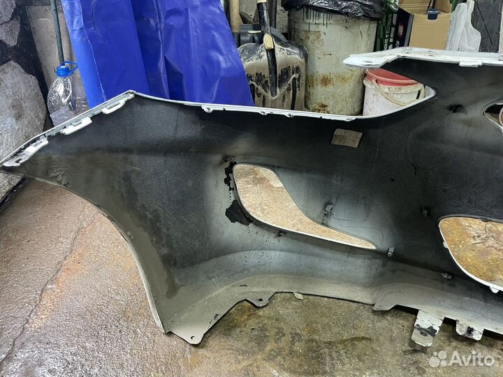 Накладка переднего бампера solaris