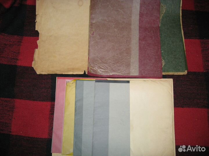 Бумага для копирования рисунков на ткань СССР