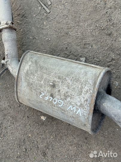 Глушитель в сборе Volkswagen Golf 2 Jetta 2