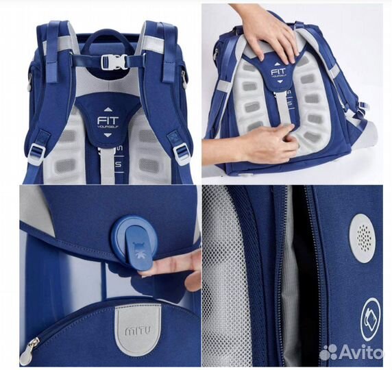 Школьный рюкзак Xiaomi ортопедический