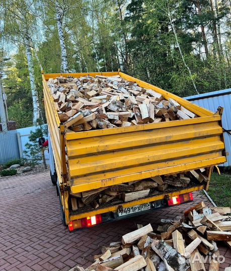 Дрова березовые колотые