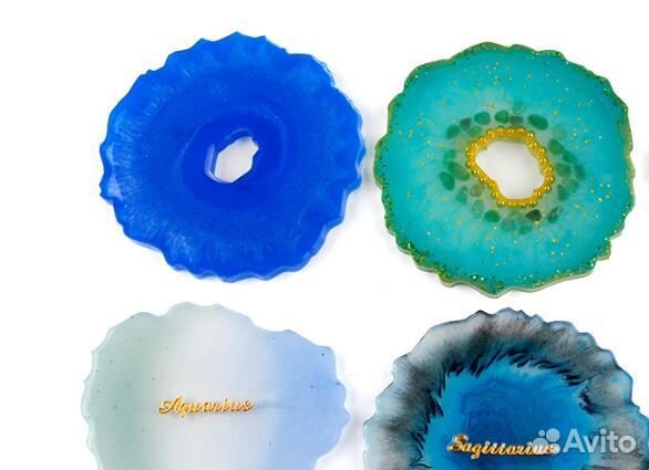 Силиконовая форма, подставка из смолы