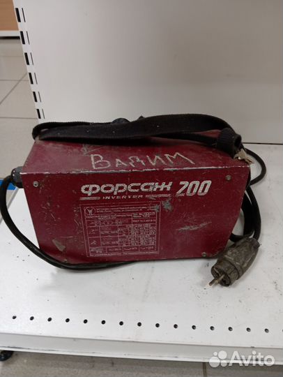 Инвертор сварочный форсаж 200